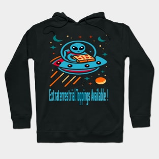 Moonlight Pizza Delivery: Space and Beyond Hoodie